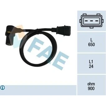 Bilde av Turtallssensor, motormanagement, fiat tempra, tempra s.w., tipo, uno, lancia dedra, dedra sw, delta ii, 1811, 7756924, 7799032, 77990320