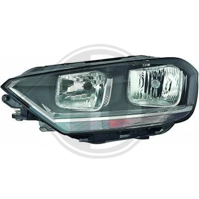 Bilde av Frontlykt, Venstre Diederichs 2216881 vw golf sportsvan vii OE 517941005A, 517941005B, 517941005C