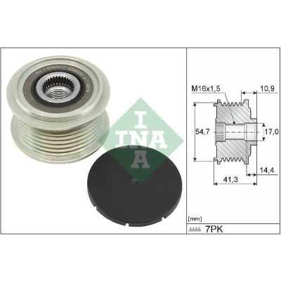 Bilde av INA 535 0351 10 Frihjul Dynamo spesialverktøy nødvendig for montering FIAT: Ducato III Minibuss