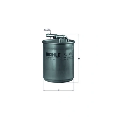 Bilde av Drivstoffilter MAHLE ORIGINAL KL 494