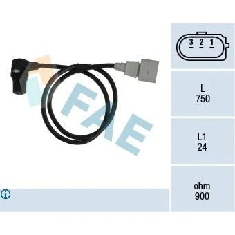 Bilde av Turtallssensor, motormanagement, audi,seat,skoda,vw, 071 957 147, 078 906 433 A, 4794235, PC 509