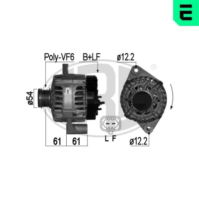 Bilde av ERA 209123A Dynamo 14V 140A OPEL: Insignia A Sports Tourer, Sedan