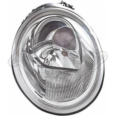 Bilde av DIEDERICHS 2265082 Frontlykter høyre H1/H1 Halogen for høyrekjøring med motor høydejustering hovedlys VOLKSWAGEN: New Beetle Cabrio