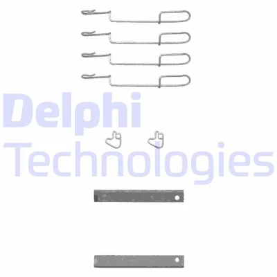 Bilde av DELPHI LX0347 Tibehørsett, skivebremse belegg MERCEDES BENZ: Vito Minibuss, Van