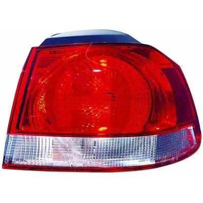 Bilde av DIEDERICHS 2215091 Baklykter venstre ytre del uten pæreholder VOLKSWAGEN: GOLF 6