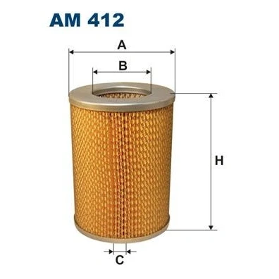 Bilde av FILTRON AM 412 Luftfilter 170 126 Filterinnsats NISSAN: CHERRY 3