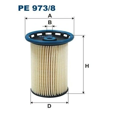 Bilde av FILTRON PE 973/8 Drivstoffilter Filterinnsats PORSCHE: Cayenne, VOLKSWAGEN: Touareg II