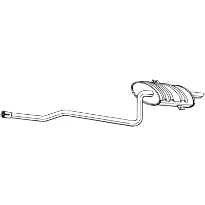 Bilde av sluttlyddemper, toyota corolla compact, 174301B080