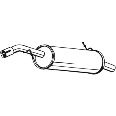 Bilde av BOSAL 135 617 Sluttlyddemper CITROËN: C3 I Hatchback
