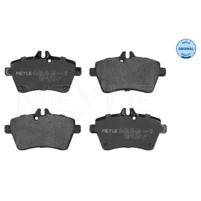 Bilde av MEYLE 025 240 7719 Bremseklosser ORIGINAL Quality framaksel ekskl. slitasjevarselkontakt med antihyle blikk MERCEDES BENZ: B Klasse, A Klasse