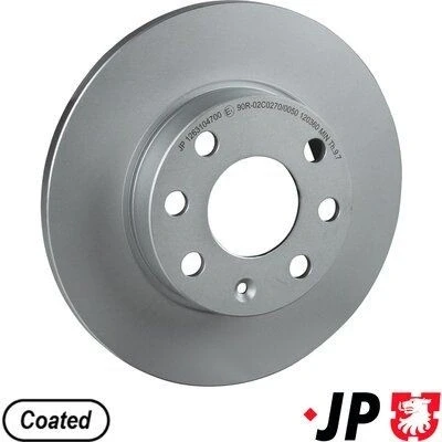 Bilde av JP GROUP 1263104700 Bremseskiver framaksel 236 12,5 4 fullt ut belagt OPEL: Vectra A Sedan, Corsa B Hatchback, Ascona C Sedan