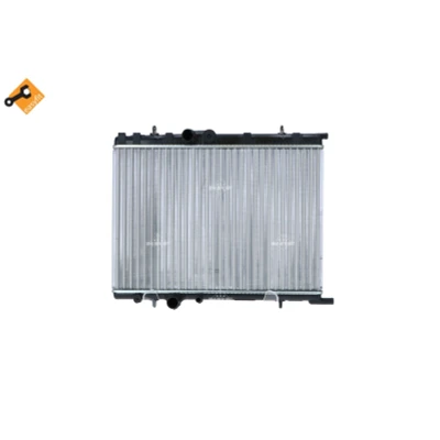 Bilde av NRF Economy Class 53424A Radiator Aluminium 563 380 23 med borehull for sensor Kjøleribber satt sammen mekanisk PEUGEOT: 206 Hatchback