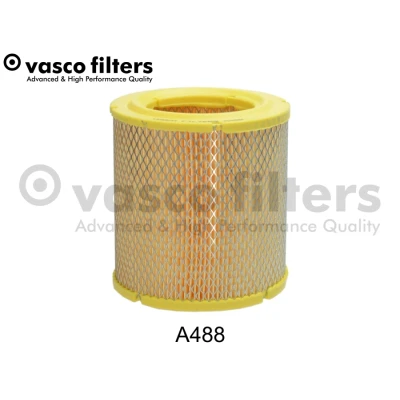 Bilde av DAVID VASCO A488 Luftfilter 181 163 rund Filterinnsats med integrert gitter FIAT: Ducato II Flatvogn lastebil/Chassis