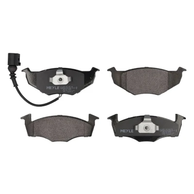 Bilde av MEYLE 025 218 6817/W Bremseklosser ORIGINAL Quality framaksel inkl. slitasjevarselkontakt med antihyle blikk VOLKSWAGEN: Polo IV Hatchback