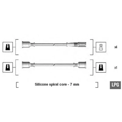 Bilde av MAGNETI MARELLI 941095000580 Pluggledninger