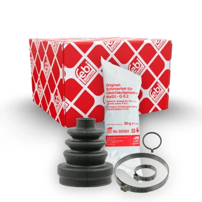Bilde av FEBI BILSTEIN 03289 Drivakselmansjett framaksel, girkassesiden gummi FORD: ESCORT 4