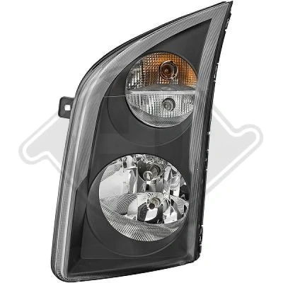 Bilde av DIEDERICHS 2281083 Frontlykter venstre H7/H7 med kjørelys VOLKSWAGEN: Crafter 30 35 Minibuss