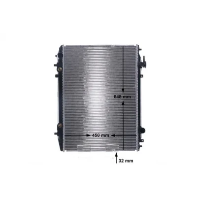Bilde av MAHLE ORIGINAL CR 1692 000S Radiator 635 450 32 Kjøleribber loddet