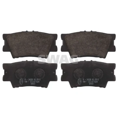 Bilde av SWAG 81 91 6651 Bremseklosser bakaksel ekskl. slitasjevarselkontakt TOYOTA: RAV4 III SUV, IV LEXUS: ES V