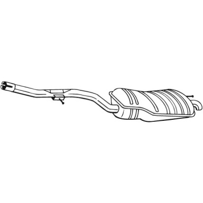 Bilde av sluttlyddemper, bmw 3 [e46], touring 18312246935