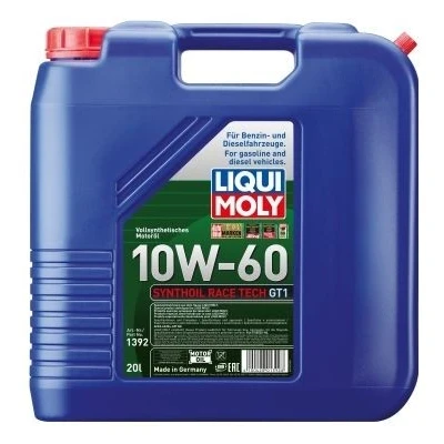 Bilde av Liqui Moly Synthoil Race Tech GT1 10W 60 20l Motorolje 1392 MITSUBISHI: OUTLANDER 2 SUV, 3, ASX NISSAN: Qashqai / Qashqai+2 I, X Trail