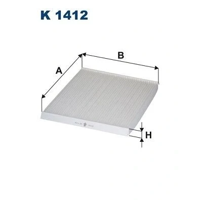 Bilde av FILTRON K 1412 Kupéfilter Partikkelfilter 233 216 17,5 LEXUS: IS I Sedan, RX