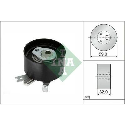 Bilde av INA 531 0906 10 Strammerull, tannrem RENAULT: GRAND SCENIC 3