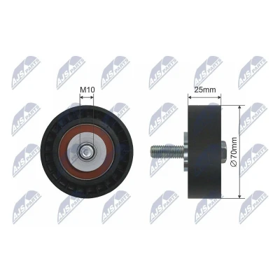 Bilde av Løpehjul, kilerem, citroën,fiat,lancia,peugeot, 16 138 376 80, 5751.76, 9631847480