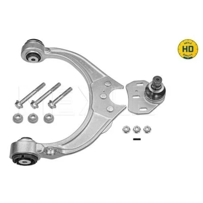 Bilde av MEYLE 316 050 0033/HD Bærebru Quality med tilleggsmateriale gummifeste, støtte / styreledd framaksel høyre, øvre Casterstag Aluminium BMW: X5