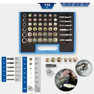 Bilde av KS TOOLS BT711300 Reparasjonssett, gjenge oljeplugg 114