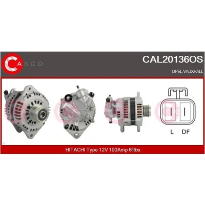 Bilde av CASCO CAL10501AS Dynamo 12V 120A VOLKSWAGEN: Transporter 4, 4 Bus,
