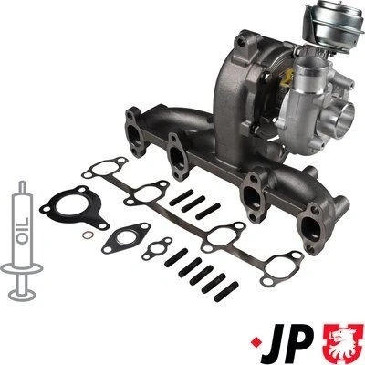 Bilde av JP GROUP 1117401700 Turbolader Eksosturbolader inkl. tetningssett VOLKSWAGEN: Golf 4, 4 Variant, SKODA: Octavia 1 Combi