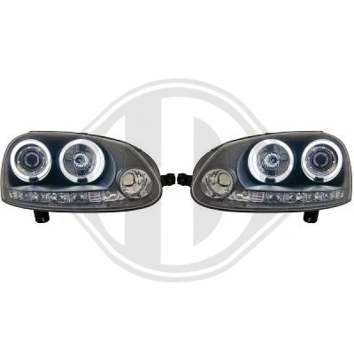 Bilde av DIEDERICHS HD Tuning 2214886 sett hovedfrontlys med motor for høydejustering hovedlys