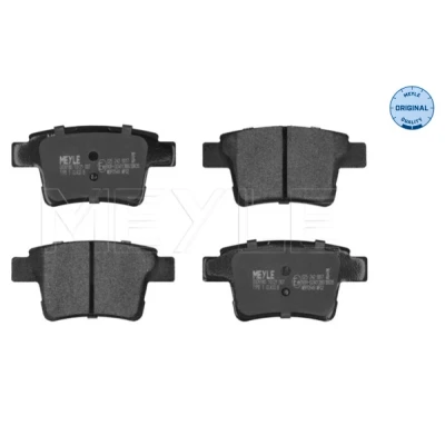 Bilde av MEYLE 025 242 6017 Bremseklosser ORIGINAL Quality bakaksel ekskl. slitasjevarselkontakt med antihyle blikk FORD: MONDEO 3 Kombi,