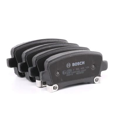 Bilde av BOSCH 0 986 424 124 Bremseklosser Low Metallic med akustisk slitasjevarsel antihyle blikk, montageanvisning OPEL: Insignia A Sports Tourer