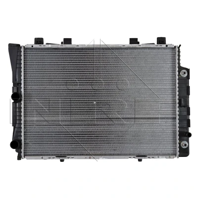 Bilde av NRF 55332 Radiator Aluminium 668 465 34 med påbyggingsdeler Kjøleribber loddet MERCEDES BENZ: W124 Sedan, S Klasse Sedan