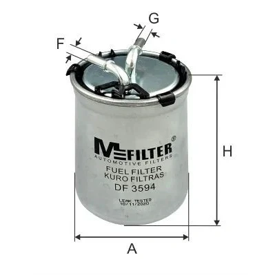 Bilde av Drivstoffilter MFILTER DF 3594