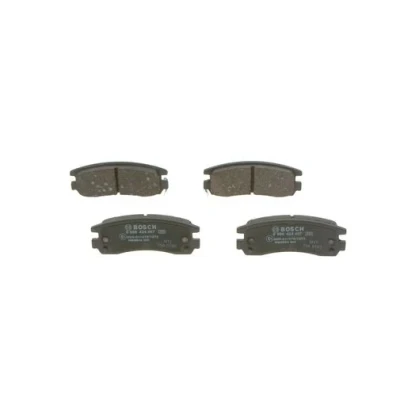 Bilde av BOSCH 0 986 424 467 Bremseklosser Low Metallic med integrert slitasjesensor antihyle blikk