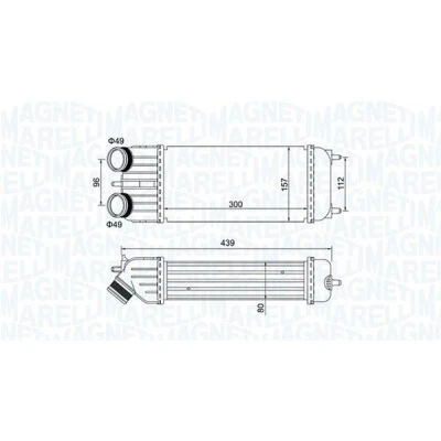 Bilde av MAGNETI MARELLI 351319204250 Ladeluftkjøler CITROËN: C3 Picasso