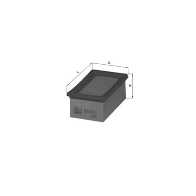 Bilde av MAHLE ORIGINAL LX 820 Luftfilter 54,3 81 124,1, 124,1 Filterinnsats