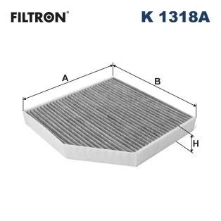 Bilde av FILTRON K 1318A Kupéfilter Karbonfilter 255, 170 250 35 AUDI: A6 C7 Allroad, Avant, Sedan