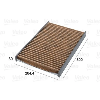Bilde av VALEO 701023 Kupéfilter aktivkullfilter med polyfenol, soppdrepende virning, antiallergisk virkning 300 205 31 CLIMFILTER SUPREME