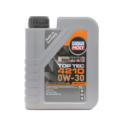 Bilde av Liqui Moly Top Tec 4210 0W 30 1l Motorolje 21604 VOLKSWAGEN: Polo IV Hatchback, Transporter 5, Touran I, AUDI: A3 Sportback, A6 C6 Avant, A4 B7 Avant