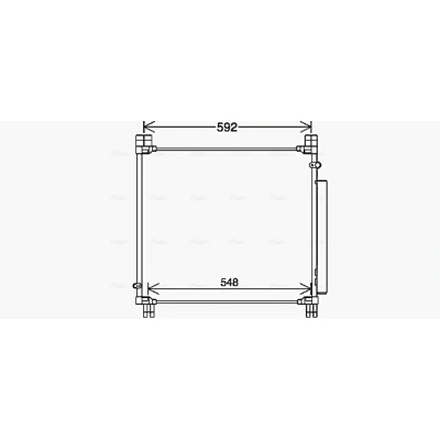 Bilde av Kondensator AVA QUALITY COOLING TO5749D