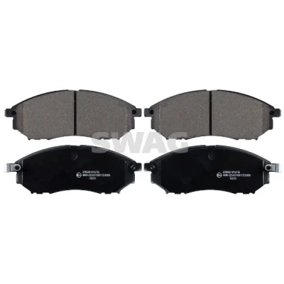 Bilde av SWAG 60 11 6188 Bremseklosser framaksel med akustisk slitasjevarsel NISSAN: Qashqai / Qashqai+2 I, Pathfinder 3, NP300 Navara Pick up