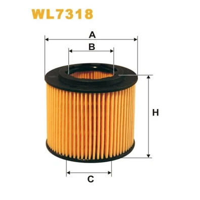 Bilde av Oljefilter WIX FILTERS WL7318