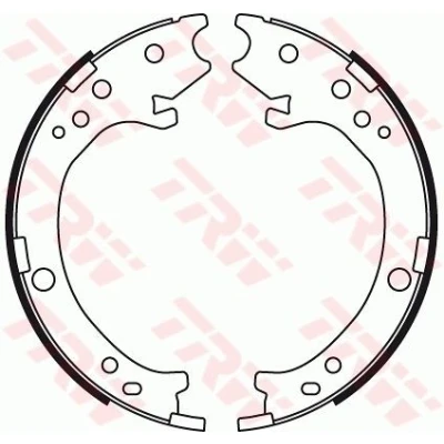 Bilde av TRW GS8779 Handbromsbackar HONDA: CR V 2
