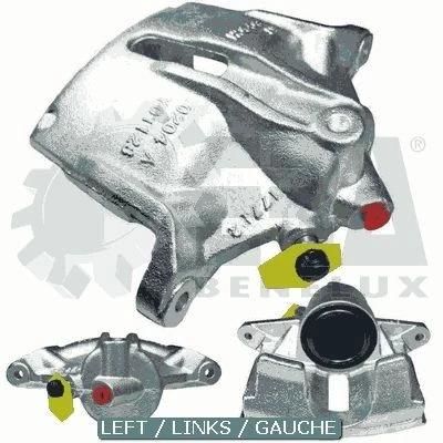 Bilde av ERA Benelux BC62978 Bremsecaliper framaksel venstre FORD: MONDEO 3 Kombi, 3, Stufenheck, JAGUAR: X Type Stasjonsvogn, Sedan