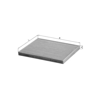 Bilde av MAHLE ORIGINAL LA 408 Kupéfilter Partikkelfilter 202,0 270 20,0 SUZUKI: Grand Vitara 1 SUV, 2 SUV