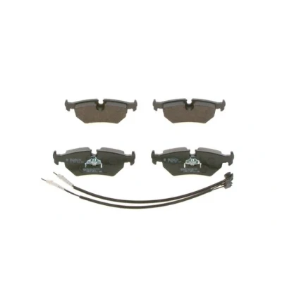Bilde av BOSCH 0 986 424 027 Bremseklosser Low Metallic inkl. slitasjevarselkontakt med kolbleklips JAGUAR: XJ Sedan